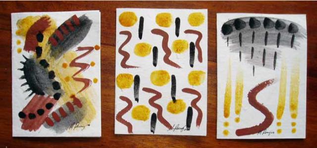 Egg Tempera Abstracts