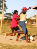 Sarah and Kiddy at Training