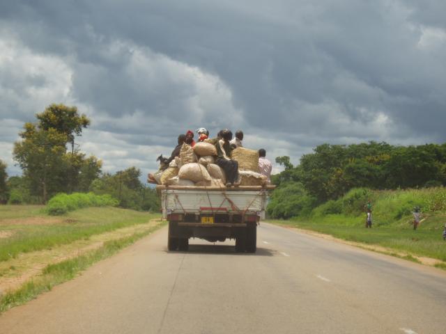 Along the M1 to Blantyre