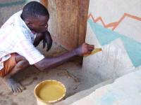 Father Painting Flower Mural Father Painting Flower Mural